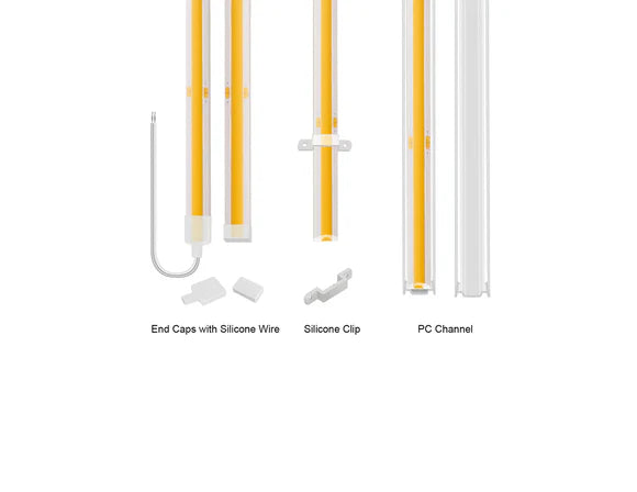 Outdoor LED Strip Light - SAUNA Series Waterproof Tape Light - 24 V - IP67 - 2700K-6000K 16.4 Feet Reel