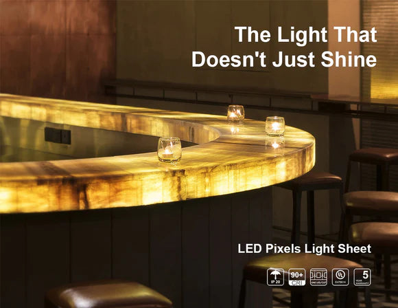 LED Pixels Light Sheet - Color Changing RGBW 4 in 1 - Dry Location IP20 - 24V - 40W